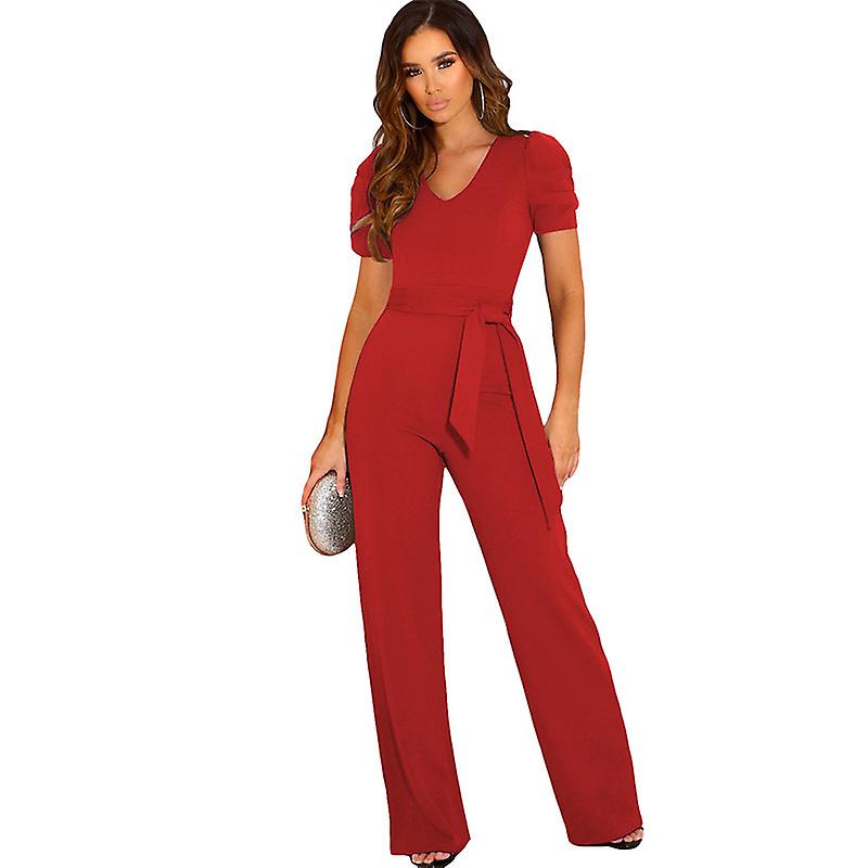 Femei la modă elegant Loose Long Jumpsuit