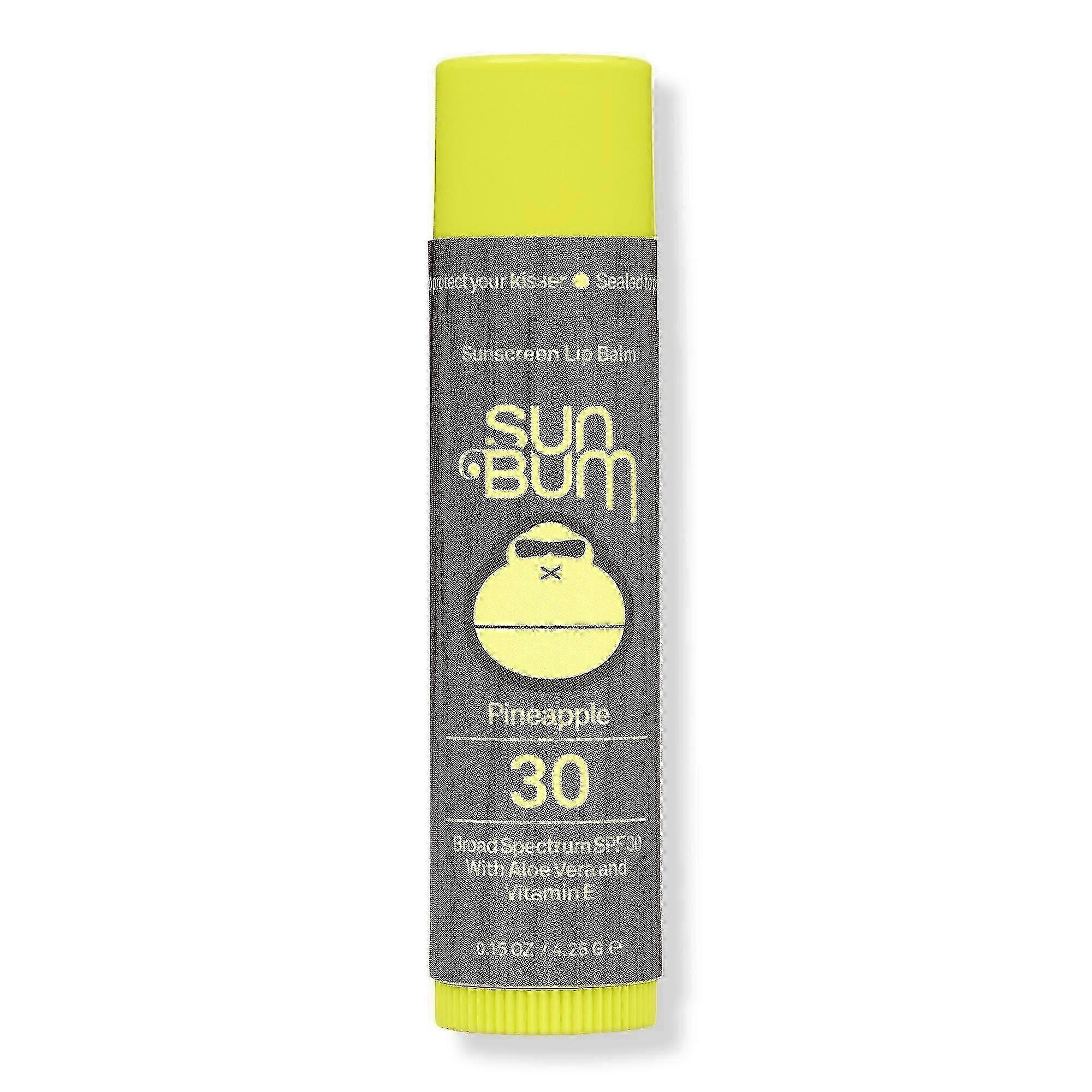 Sun Bum Sunscreen Lip Balm, Spf 30, Pineapple, 0.15 Oz