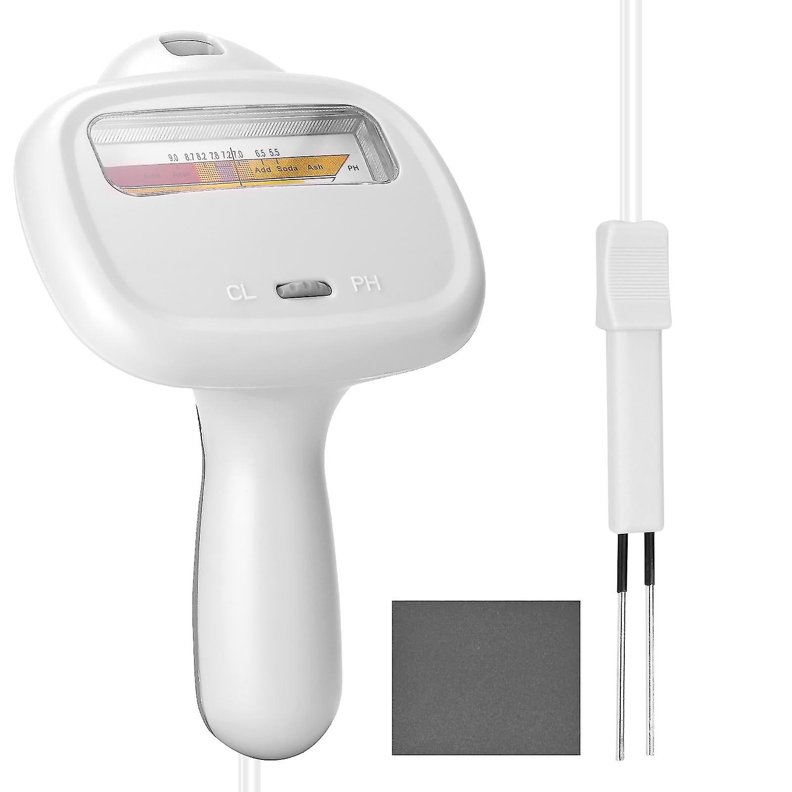 Pc102c Swimming Pool Water Quality Tester Portable Ph Test Pen Cl2 Chlorine Detector Chlorine Meters Ph Tester 2-in-1 Tester