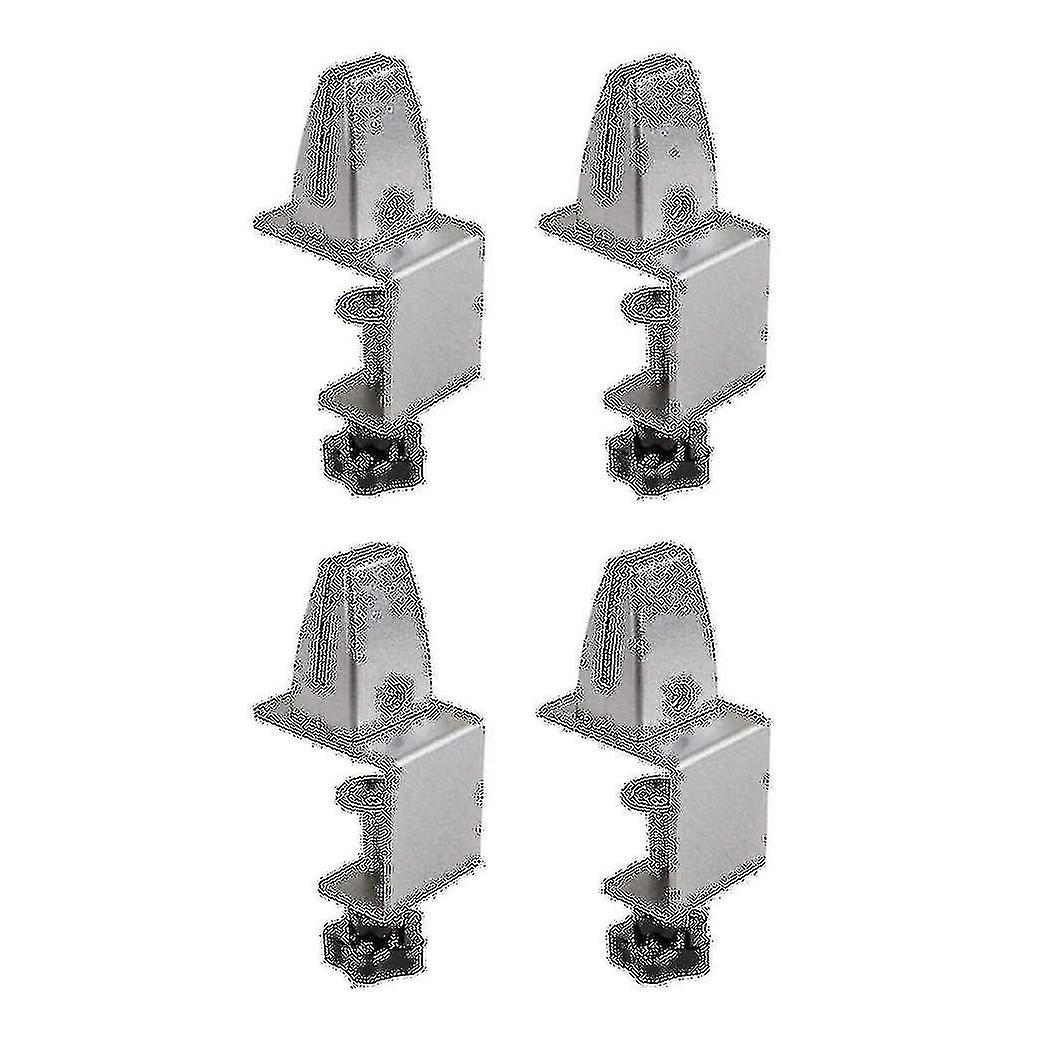 4 قطع العطس الحرس المشبك قوس مكتب التقسيم المشبك ل 1/8 بوصة إلى 1 بوصة سميكة لوحات الاكريليك Adju