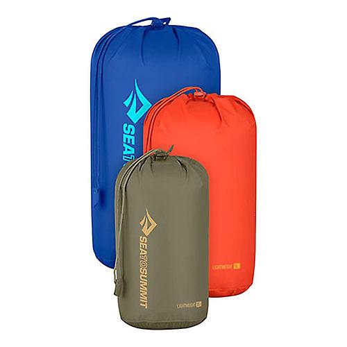 LIGHTWEIGHT Multi-Colour Stuff Sack Tear Resistant Closure 5L/8L/13L Set of 3