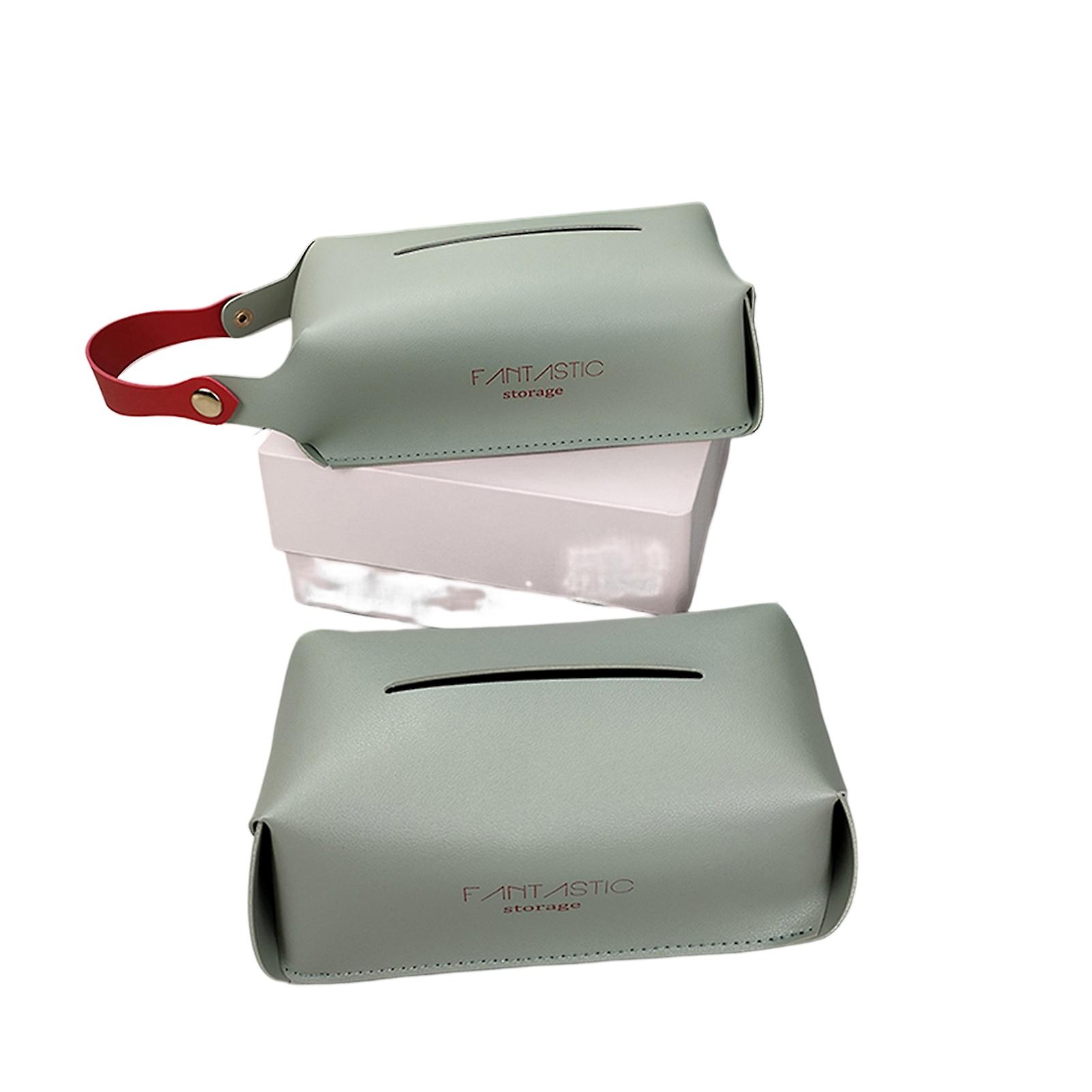 Pu Multipurpose Tissues Box Rectangular Tissue Facial Paper Cover Case Modern Decorative
