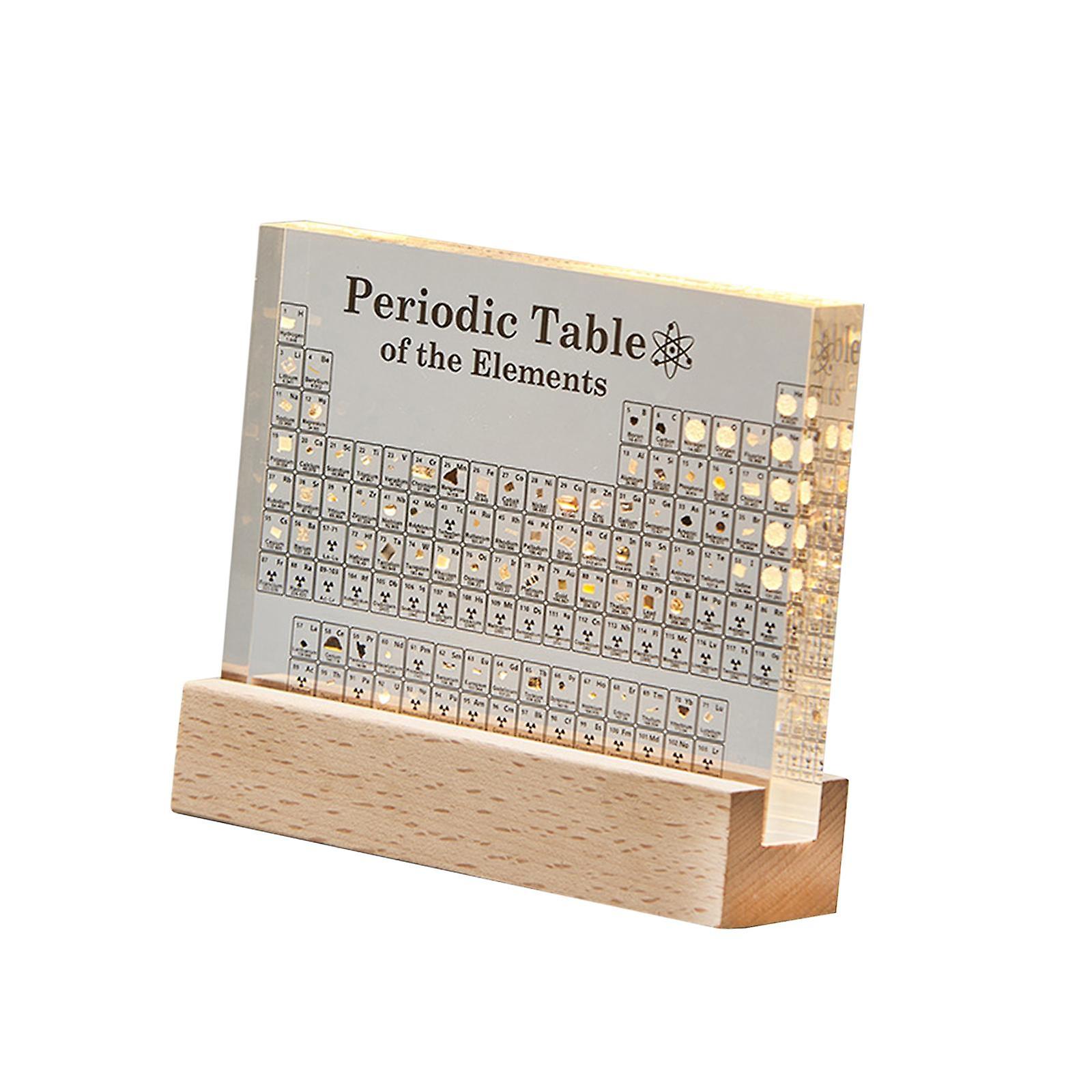 Periodic Table Display stand Accessories Base for Gifts Office Teaching M Single color