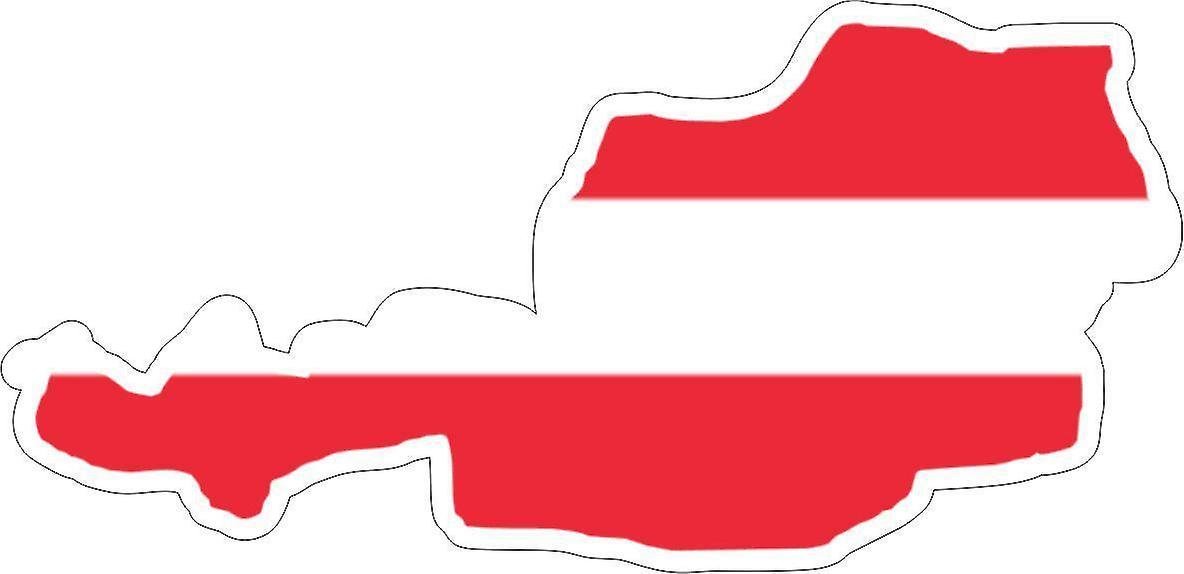 贴纸贴纸粘合汽车乙烯基旗帜地图奥地利