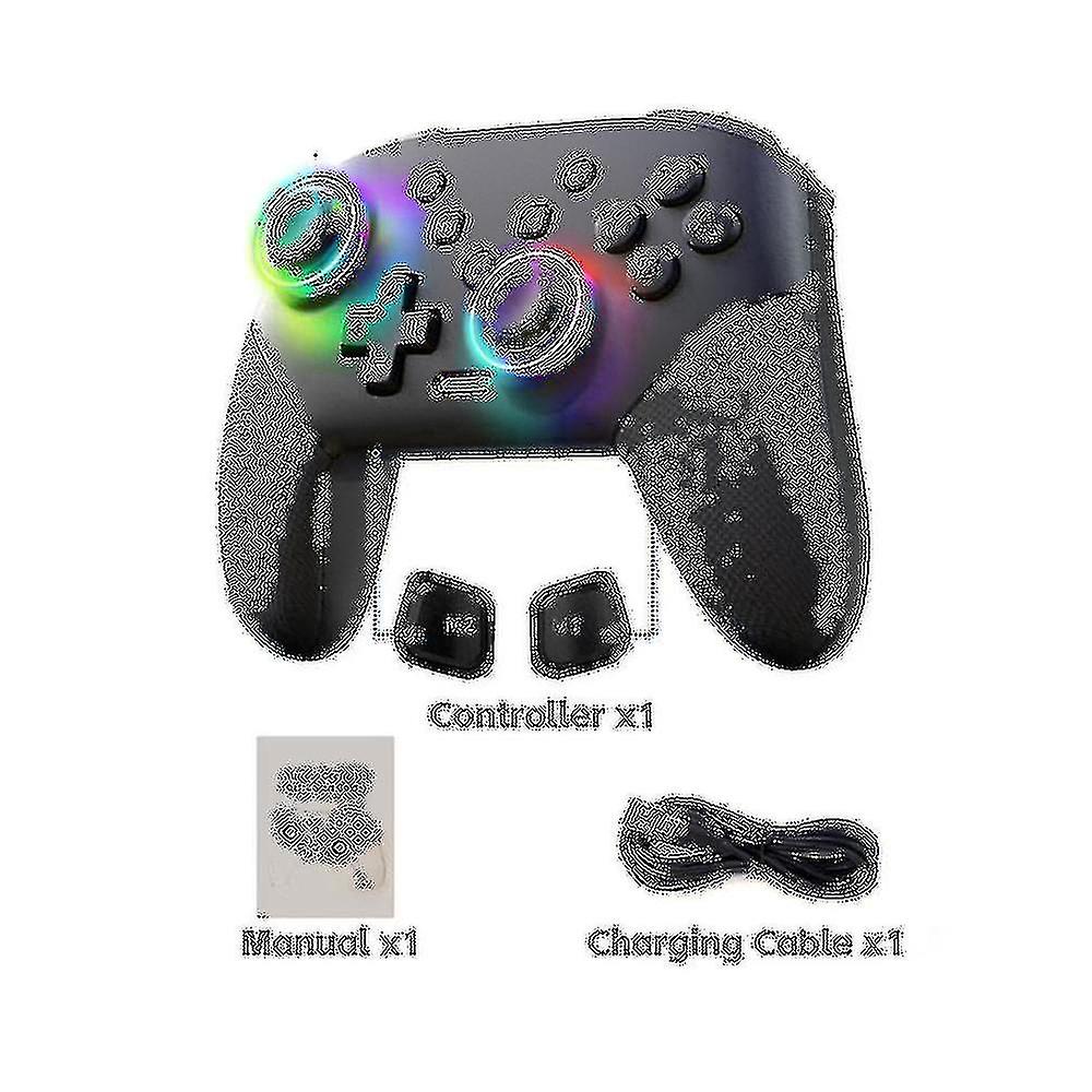 S80 Wireless Game Console Bluetooth Gamepad With Colored Lights For Switch/switch Lite/oled/