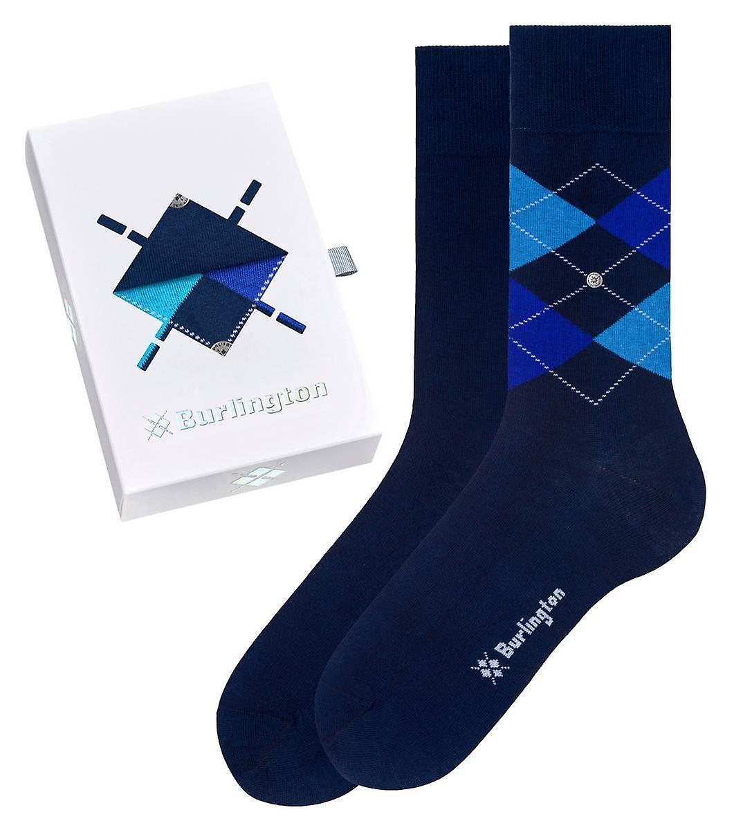 Burlington Mix Basic Gift Box Socks - Navy