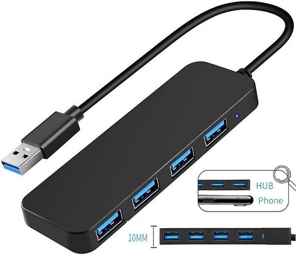 USB 3.0 Hub 4-Port USB Hub USB Splitter USB Expander for Laptop, Flash Drive,HDD