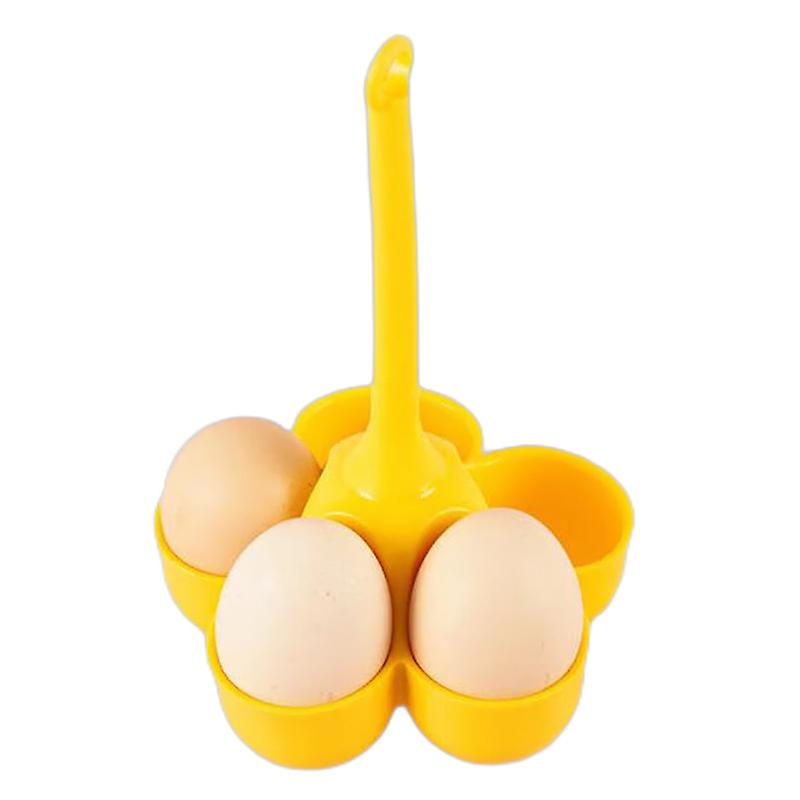 Egg Poacher, Store and Serve Eggs, Hard Boiled Egg Cooker to Make Soft Eggs and 5 Refrigerator Holders
