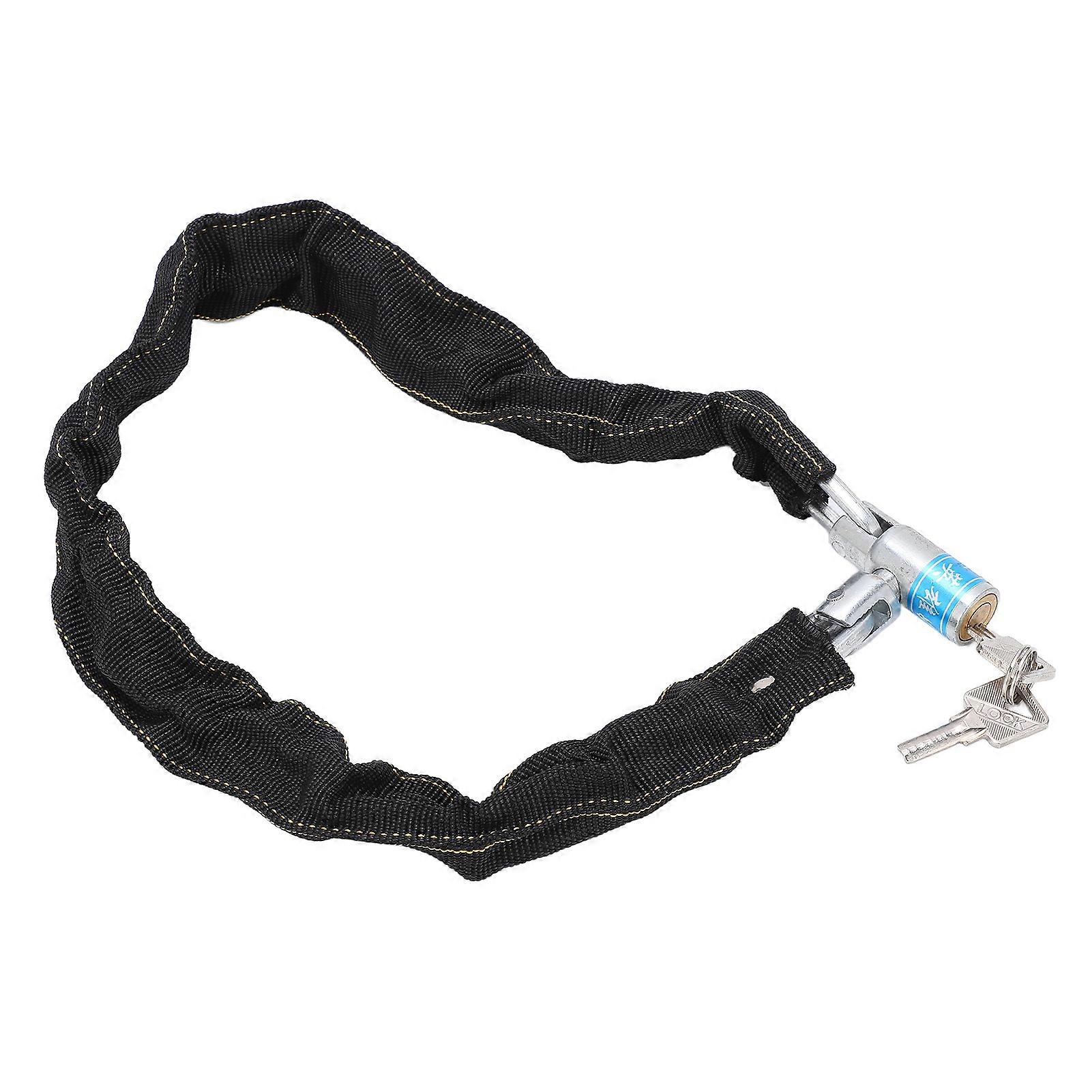 Bicycle Chain Lock Anti Theft Security Bike Lock with 2 Keys for Bicycles Motorcycles Doors