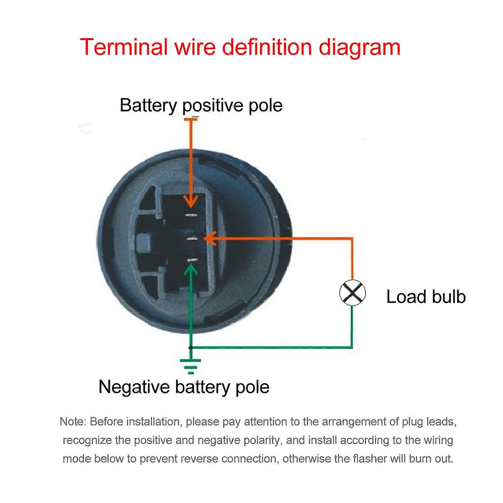 DC12.8V Motorcycle LED Flasher Relay Simple Using LED Turn Signal Relay Replacement for Kymco 100