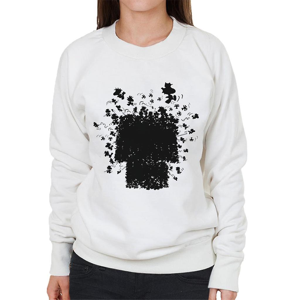 Peanuts Snoopy Woodstock Kennel Women's Sweatshirt