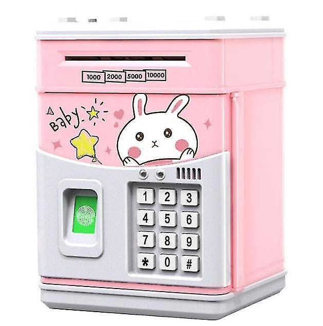 Simulation Fingerprint Induction Piggy Bank