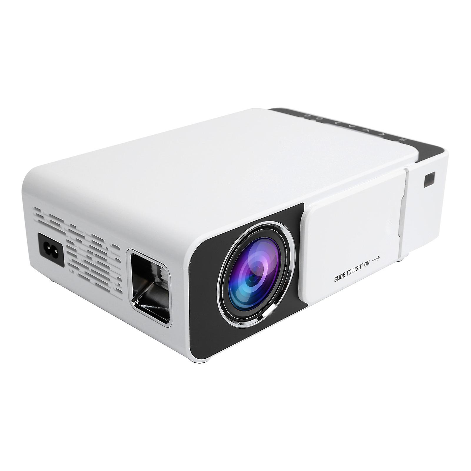 Projector Home HD Mini Portable Same Screen Version Projection Equipment 55W 100?240V T5EU Plug