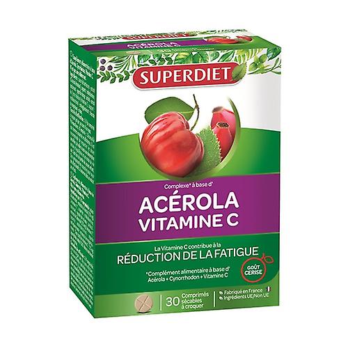 Acerola Vitamin C 30 tablets (Cherry)