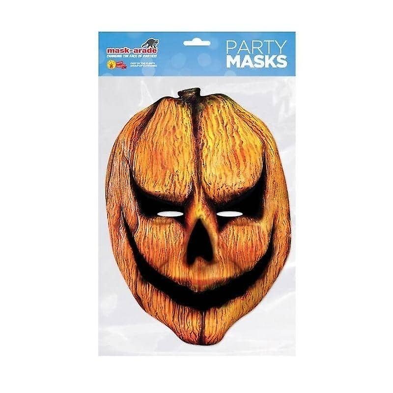Pumpkin Horror Face Mask Pumpk01
