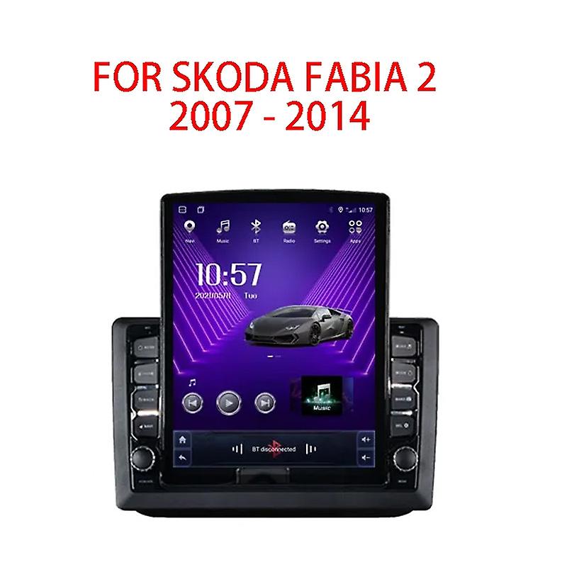9.7" Android For Skoda Fabia 2 2007 - 2014 Tesla Type Car Radio Multimedia Video Player Navigation