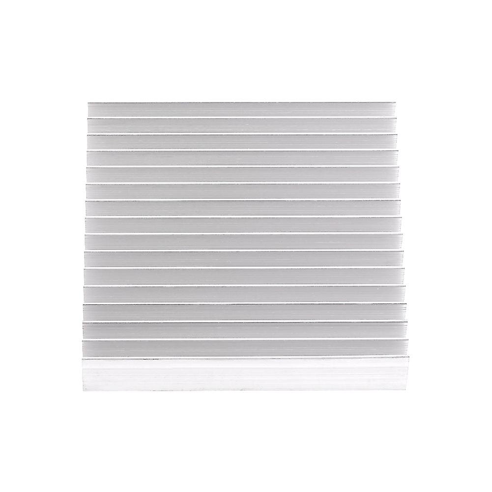 1pc Aluminium Heatsink Good Thermal Conductivity Heat Sink Cooling Fin 100*100*18MM