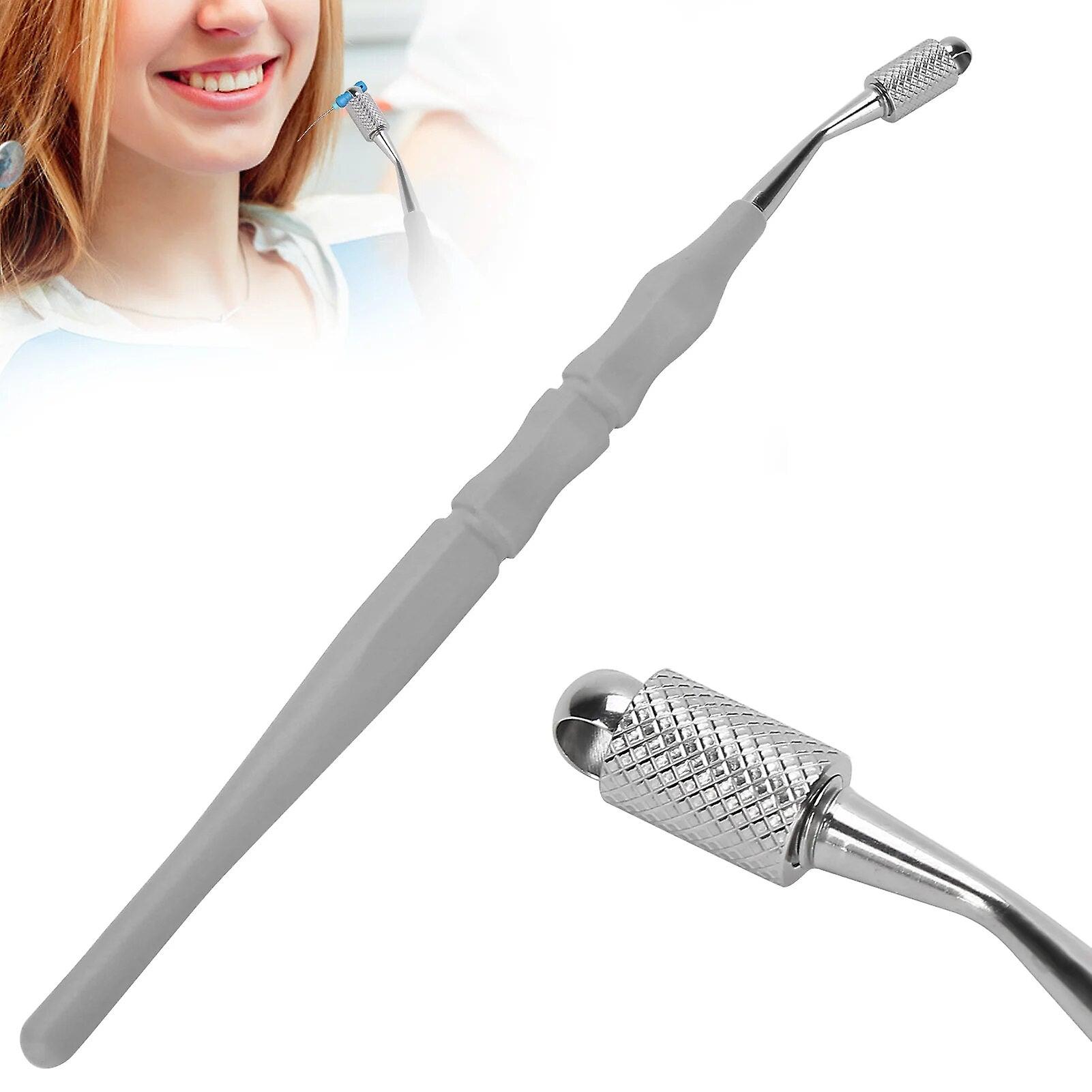 Hand Holder Root Canal Dental Dentist Tool Accessory(gray)hand Use Files Enntic Instrument Teeth