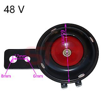 Kit clacson per moto elettrico universale 48v corno corno rotondo impermeabile adatto per scooter ciclomotore fuoristrada ATV veicolo ~ 12627