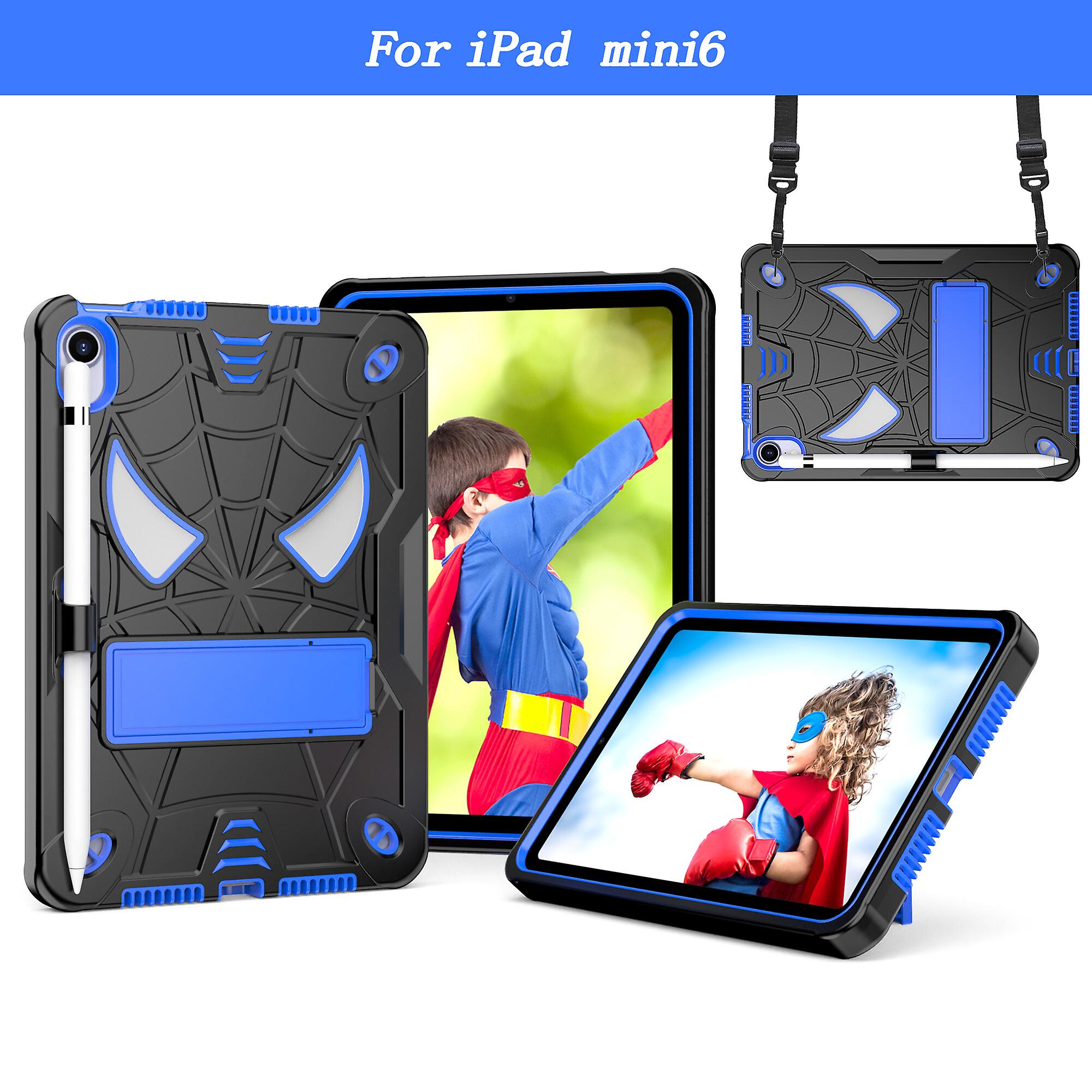 For iPad Mini6 Case with Shoulder Strap and Kickstand