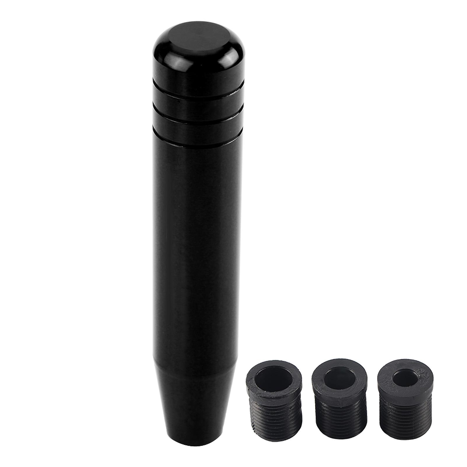 Universal Aluminum Alloy Car Manual Gear Shift Knob Handle Shifter Lever 18cm Black