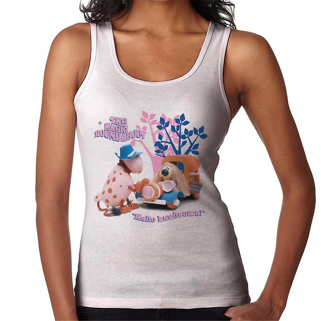 The Magic Roundabout Ermintrude & Dougal Hello Handsome Women's Vest