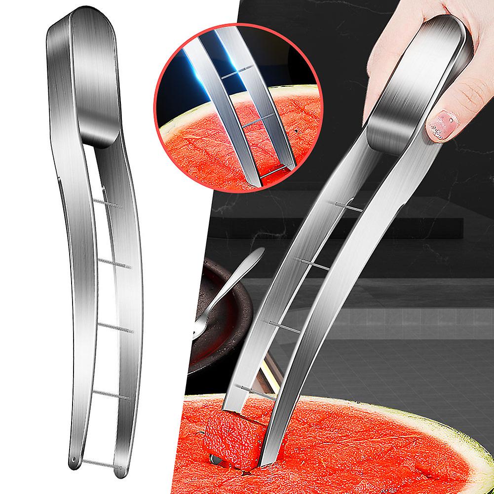 Stainless Steel Dicers for Watermelon Easy Using Fruits Slicing Tool for Indoor Parties