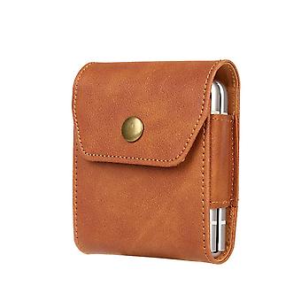 Pu Lederen Taille Tas Holster Voor Samsung Z Flip 3 5g, Riem Clip Holster Telefoon Cover