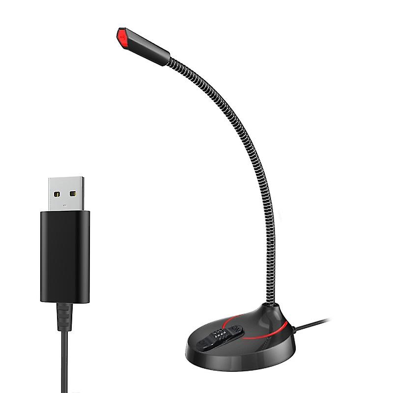 Computer Wired Microphone, Spec:  USB Version (Black) USB Version (Black)