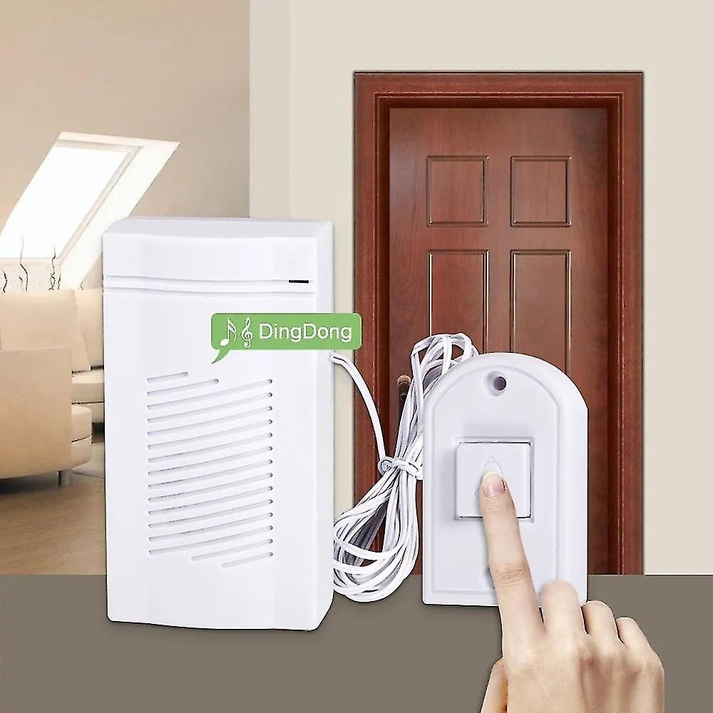 Wired Guest Welcome Doorbell High Quality Energy Saving Doorbell Simple And Elegant Home Store Secur