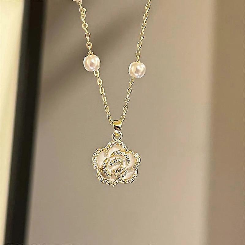 Camellia Pendant  Necklace