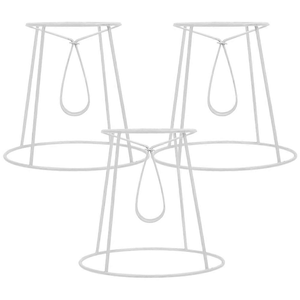 3pcs Simple Table Light Shade Frames Creative Desk Lampshade Frames DIY Lampshade Frames