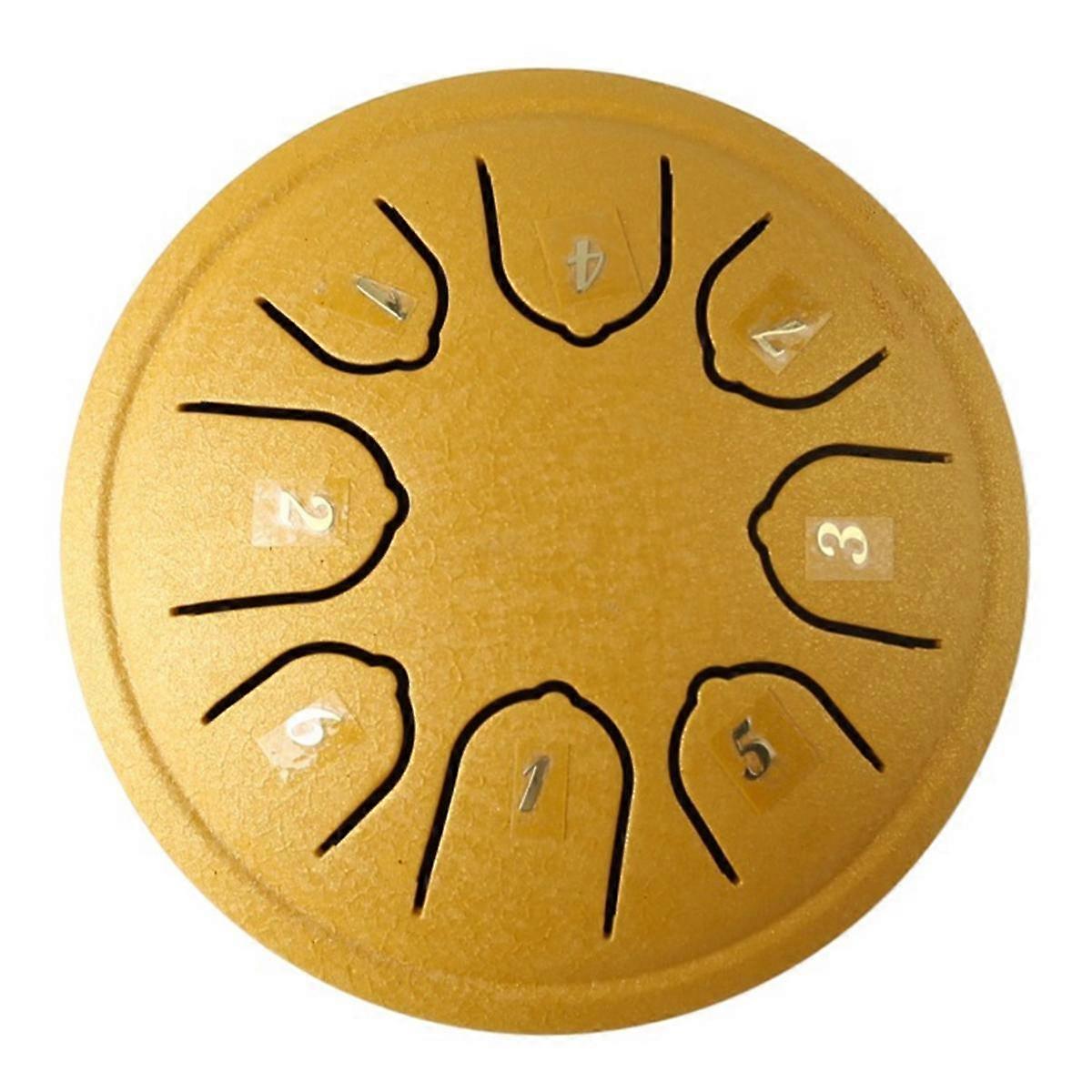 Mini Tambor Oco 4.5 Polegadas 8 Tom Tambor Oco Tambor de Língua de Aço Instrumento de Percussão Infantil Mus