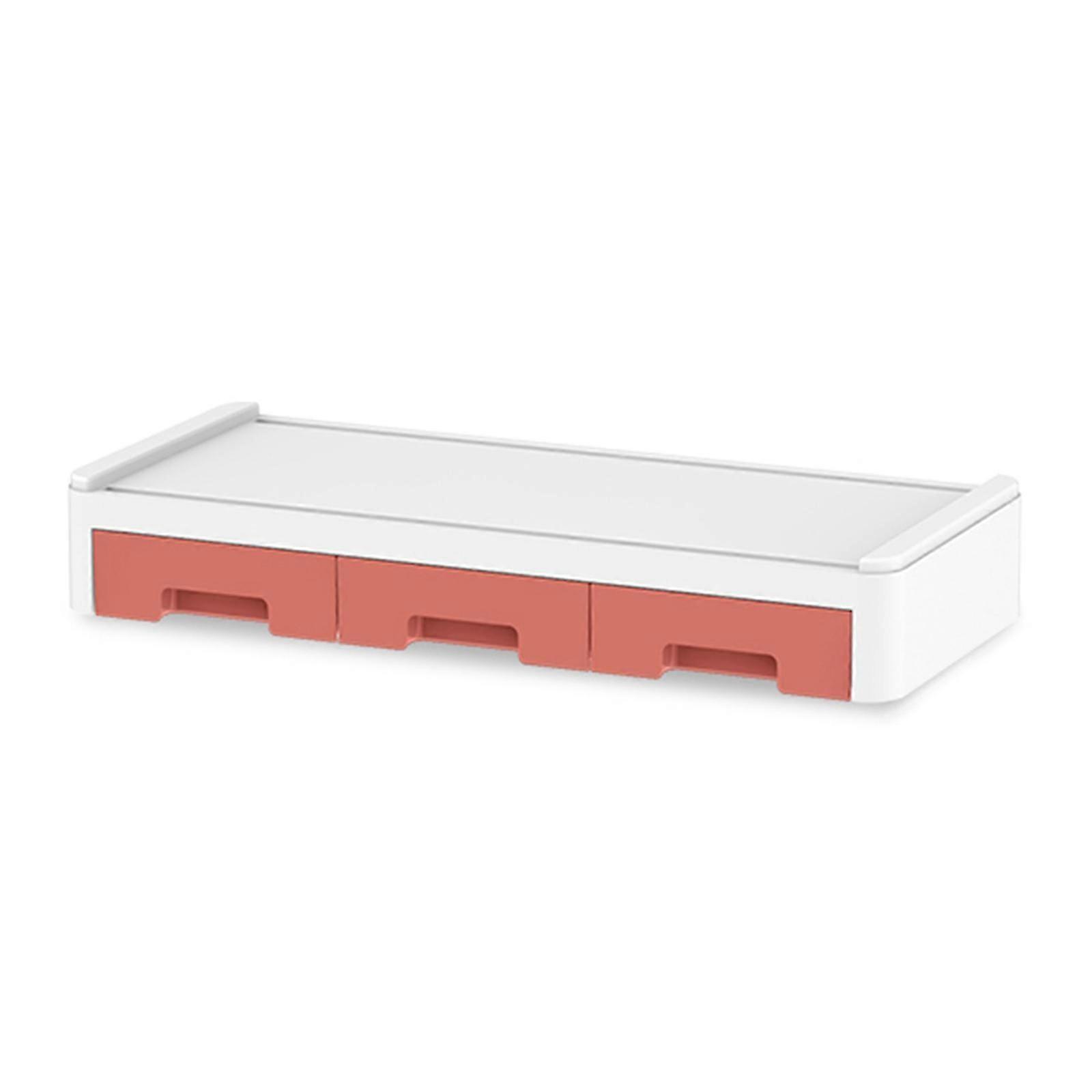 Monitor Desk Stand Stylish Multifunctional Desktop with Drawer Storage