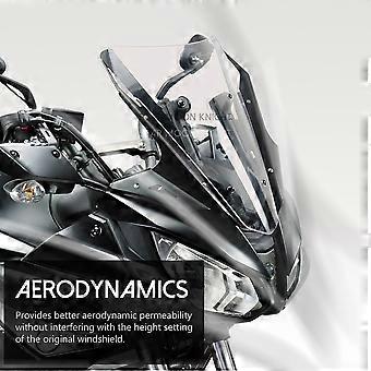Pare-brise Moto MT-07/FZ-07 2018-2020 - Polycarbonate Fumé - Avec Supports - Protection Vent Et Débris