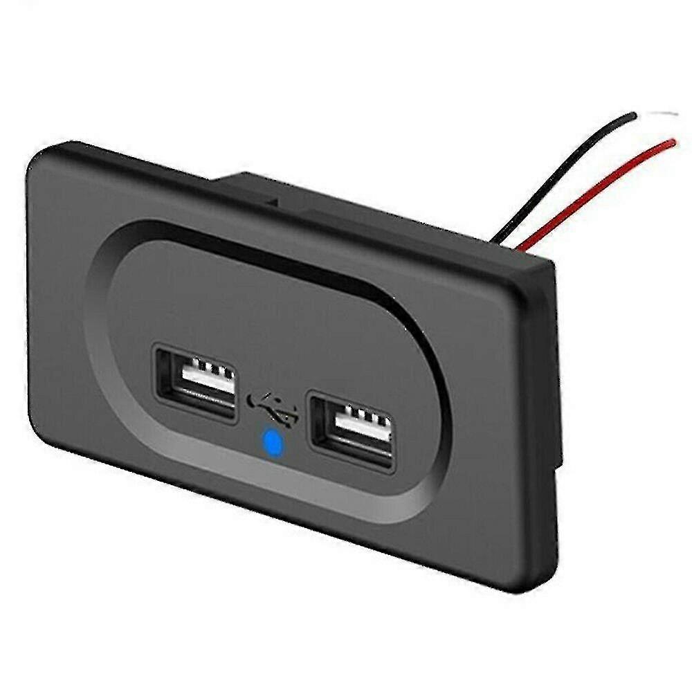 Short Line Dual Double Usb Socket Module Charger