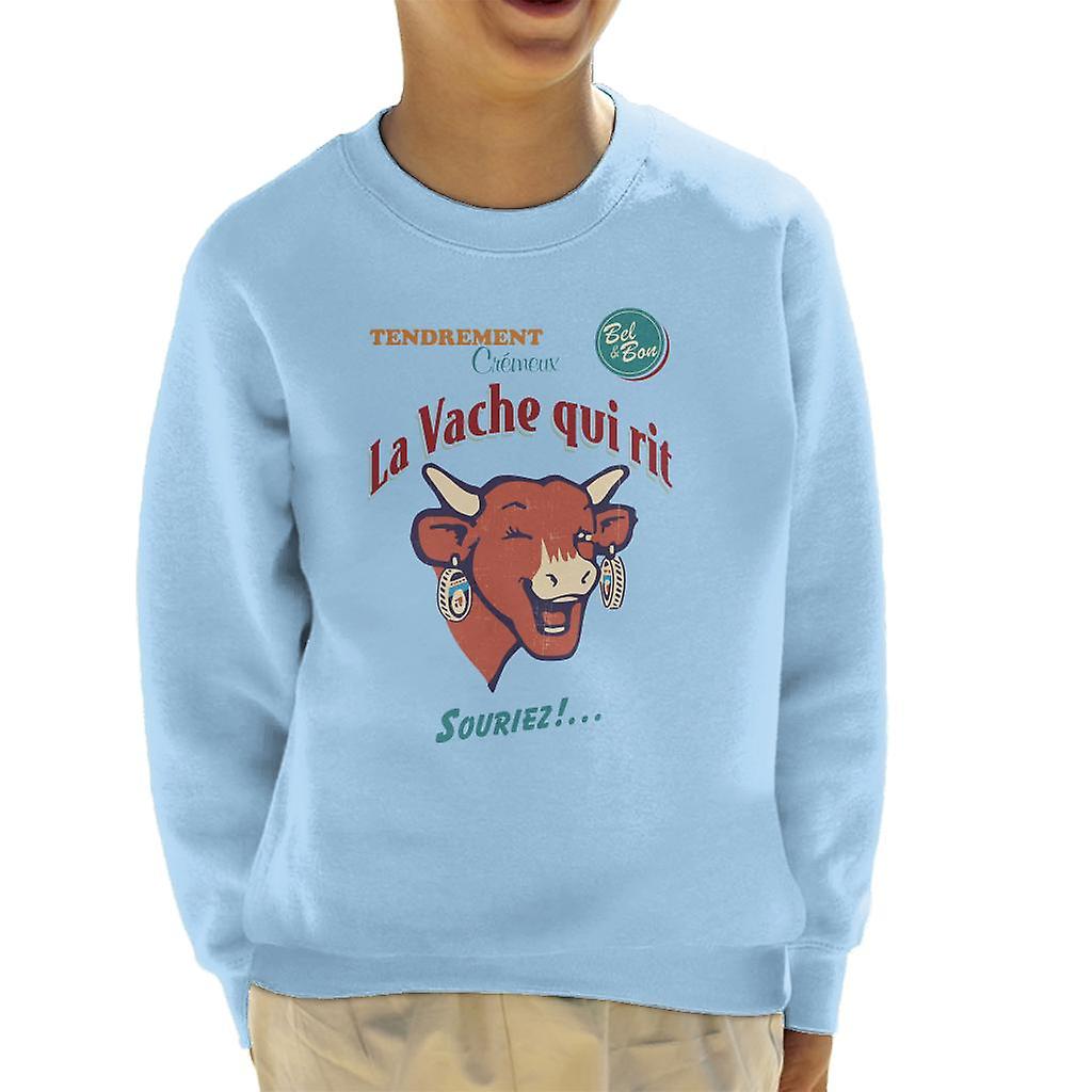 Den ler ku smil barnas genser