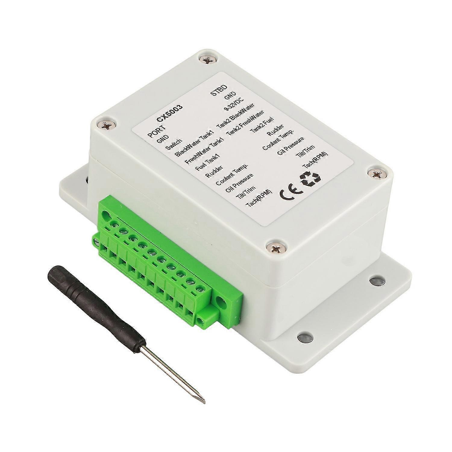932V DC-Wandlerbox Konvertieren Sie den Sensor Singal in NMEA2000 IP67 wasserdicht für Bootsyacht