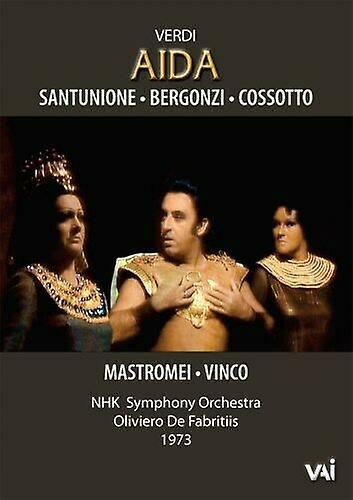 Aida NHK Symphony Orchestra (Fabritiis) DVD (2018) cert E - Region 2