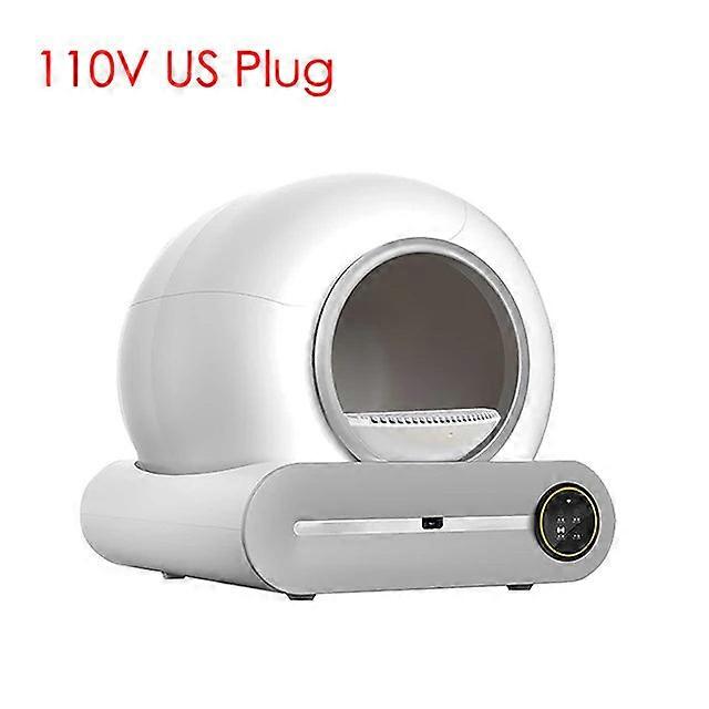 65L Automatic Smart Cat Litter Box - Self-cleaning, App Control, Fully Enclosed