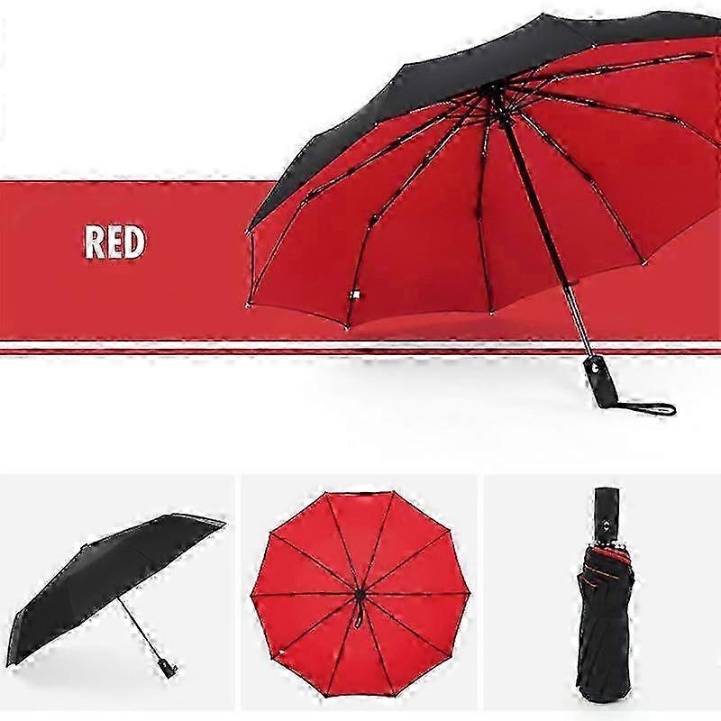 Commercial Double Layer Umbrella - Windproof, 105cm Diameter, Large Coverage Area