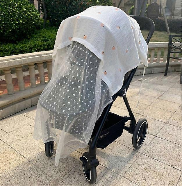 Korean Baby Stroller Mosquito Net Pushchair Cart Insect Shield Net Mesh Safe Infant Stroller Accessories Cart Summer