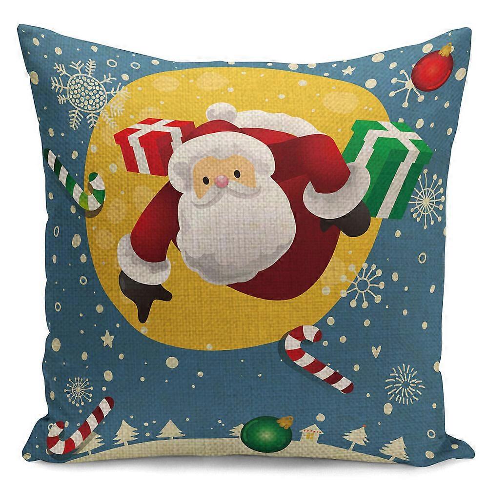 クッションカバーサンタクロースプレゼンツXamsギフトホーム装飾枕カバーデザイン650jpjcjh