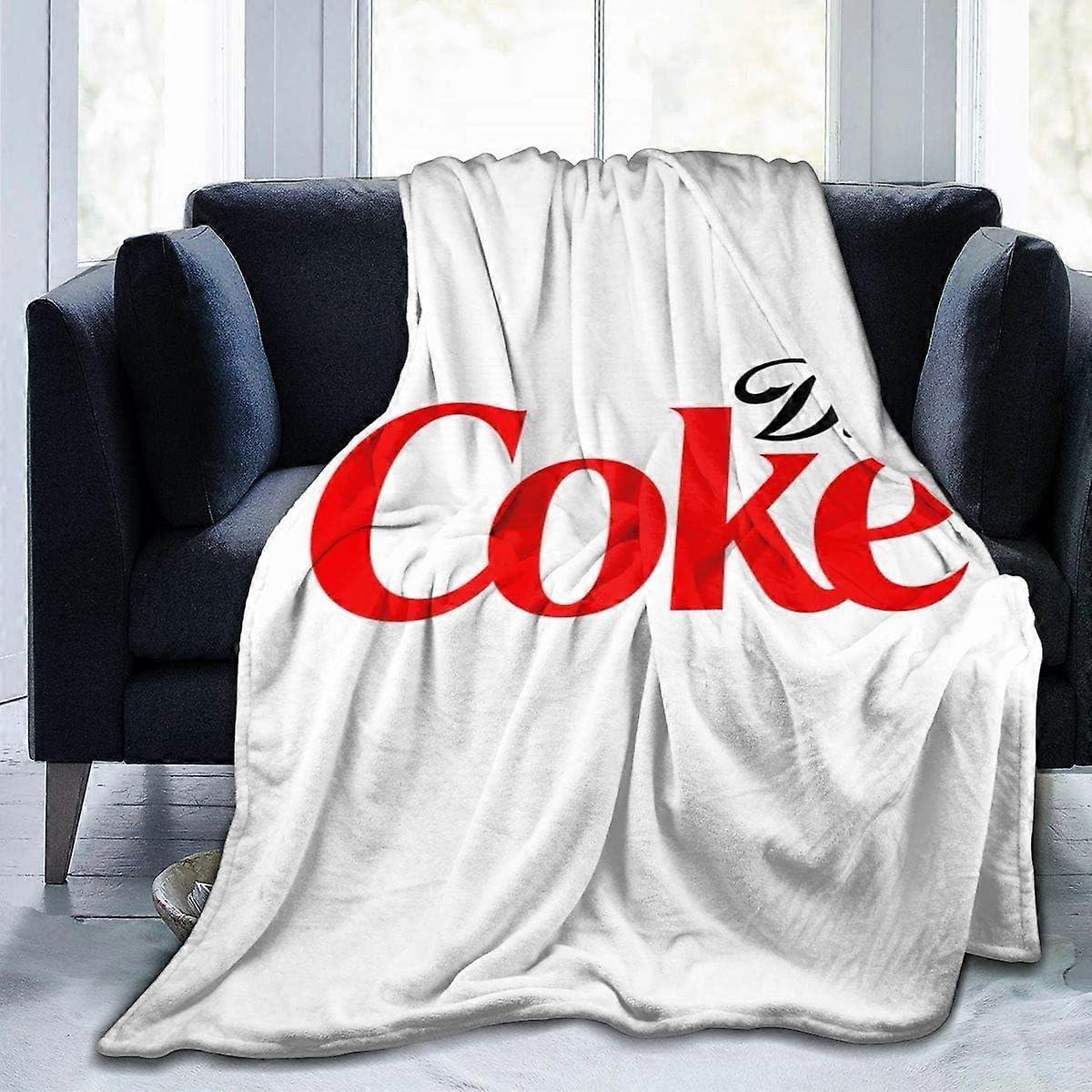 Coca-Cola light imprimé numériquement Couverture en micro-polaire douce chaude-SYS20408