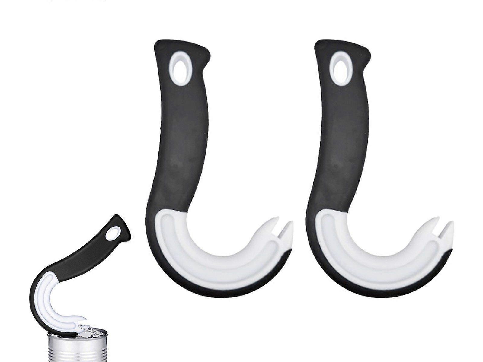 2Pcs Easy Open Ring Pull Can Opener Jar Gripper Opener Pull Tab Can Opener