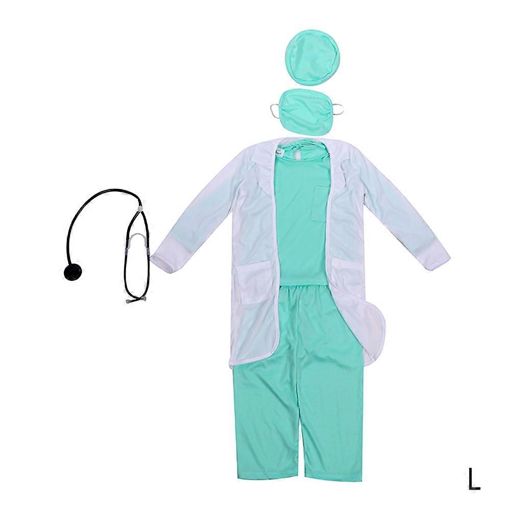 ステージパフォーマンス用の外科医コスプレスーツ通気性で快適な子供の日のファッションスーツ