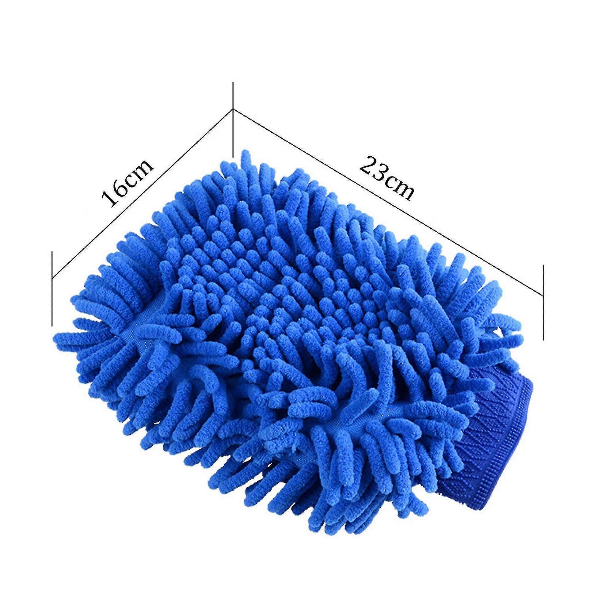 3 stykker Chenille bil rengjøring mitt, bil vask mitt, mikrofiber rengjøring bil C