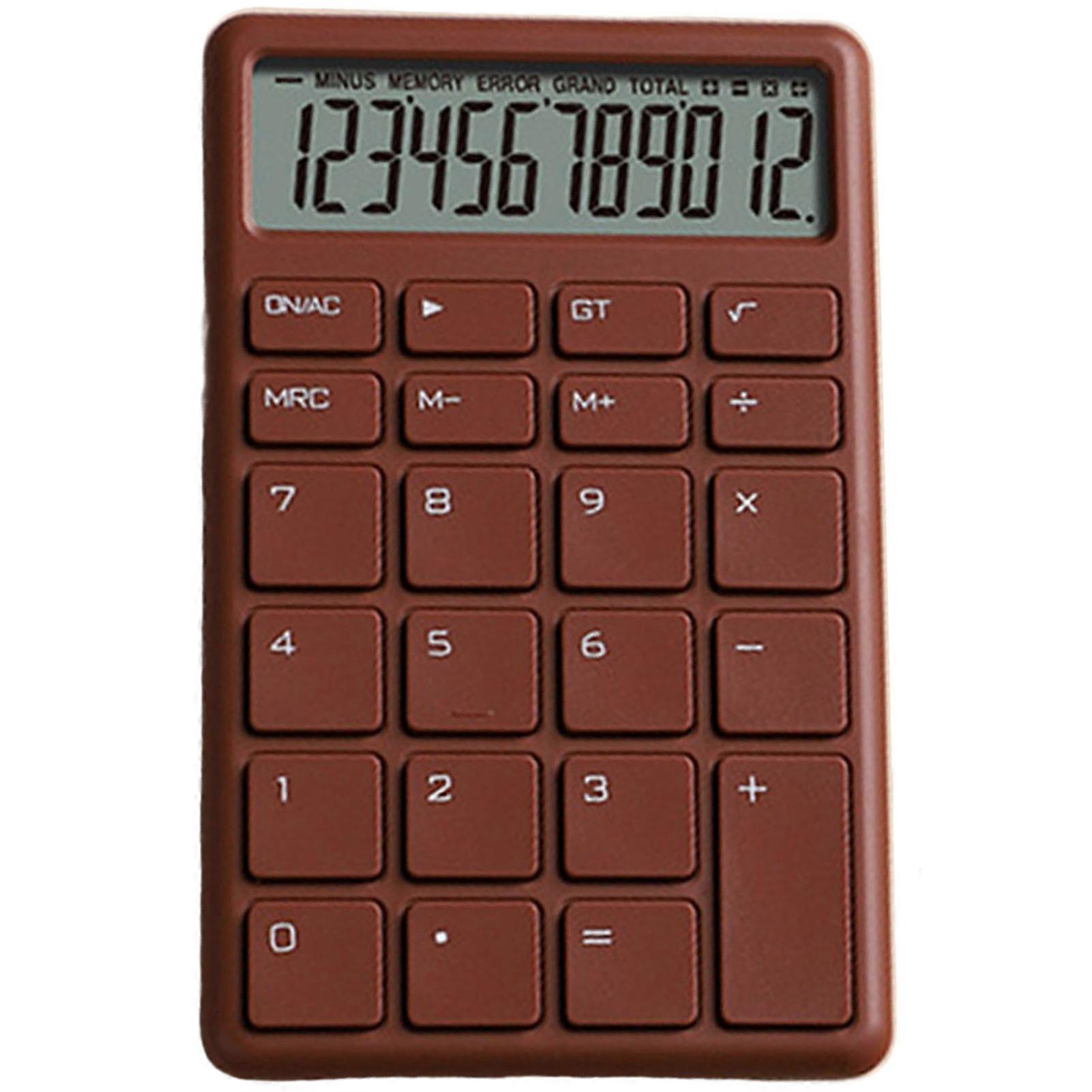 Simple Design Basic Calculator Big Button Handheld Calculator for Backpacks Purses Pockets