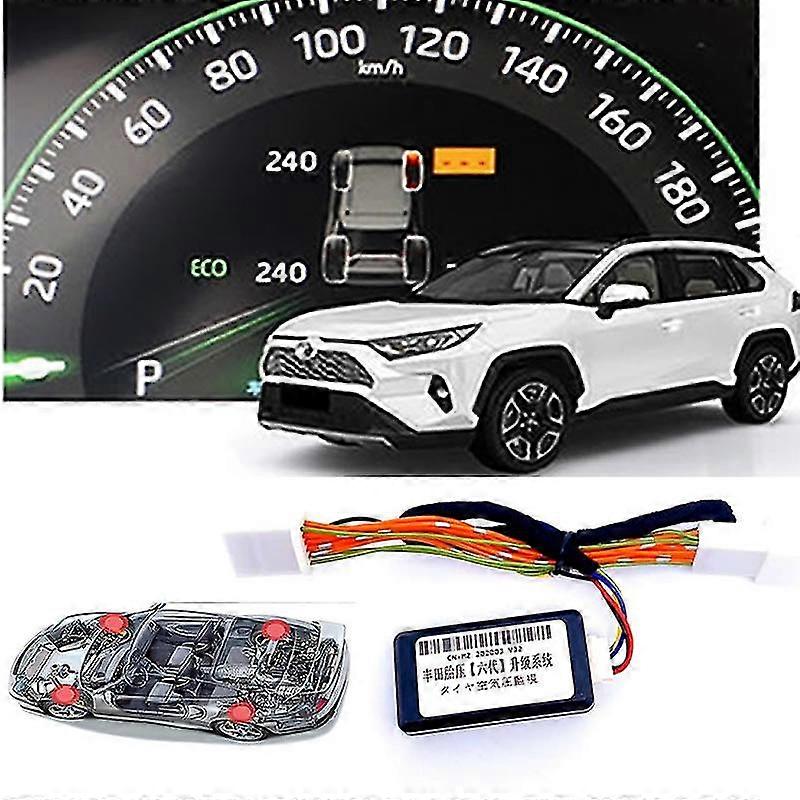 For Toyota Rav4 2019 2023 Xa50 Smart Car Tpms Tyre Pressure Monitoring System Digital Lcd Dash Board Display Auto Security Alarm