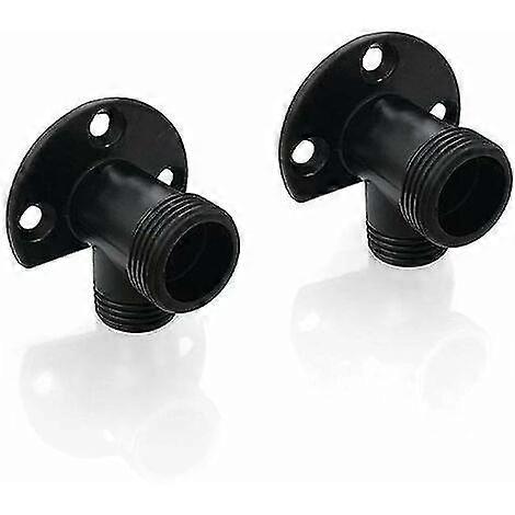 Matte Black Installation Kit for Connecting Hose for Exposed Faucet, Outdoor Shower System, Thermostatic Mixing Valve, Concealed to Surface Conversion